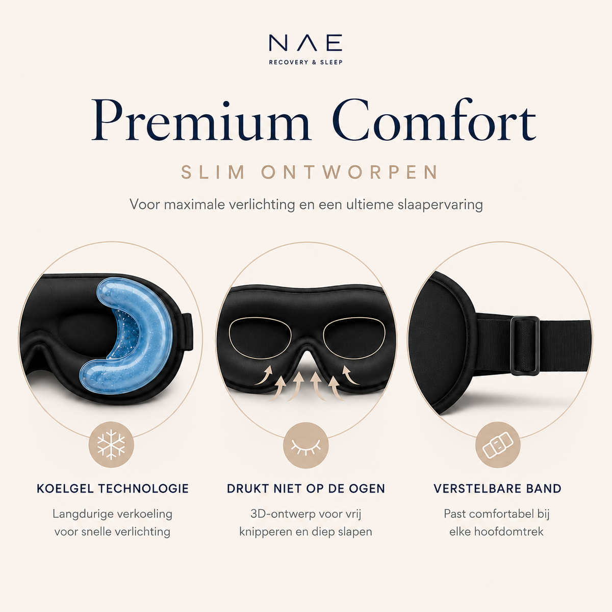 NAE Premium Comfort Sleep Mask